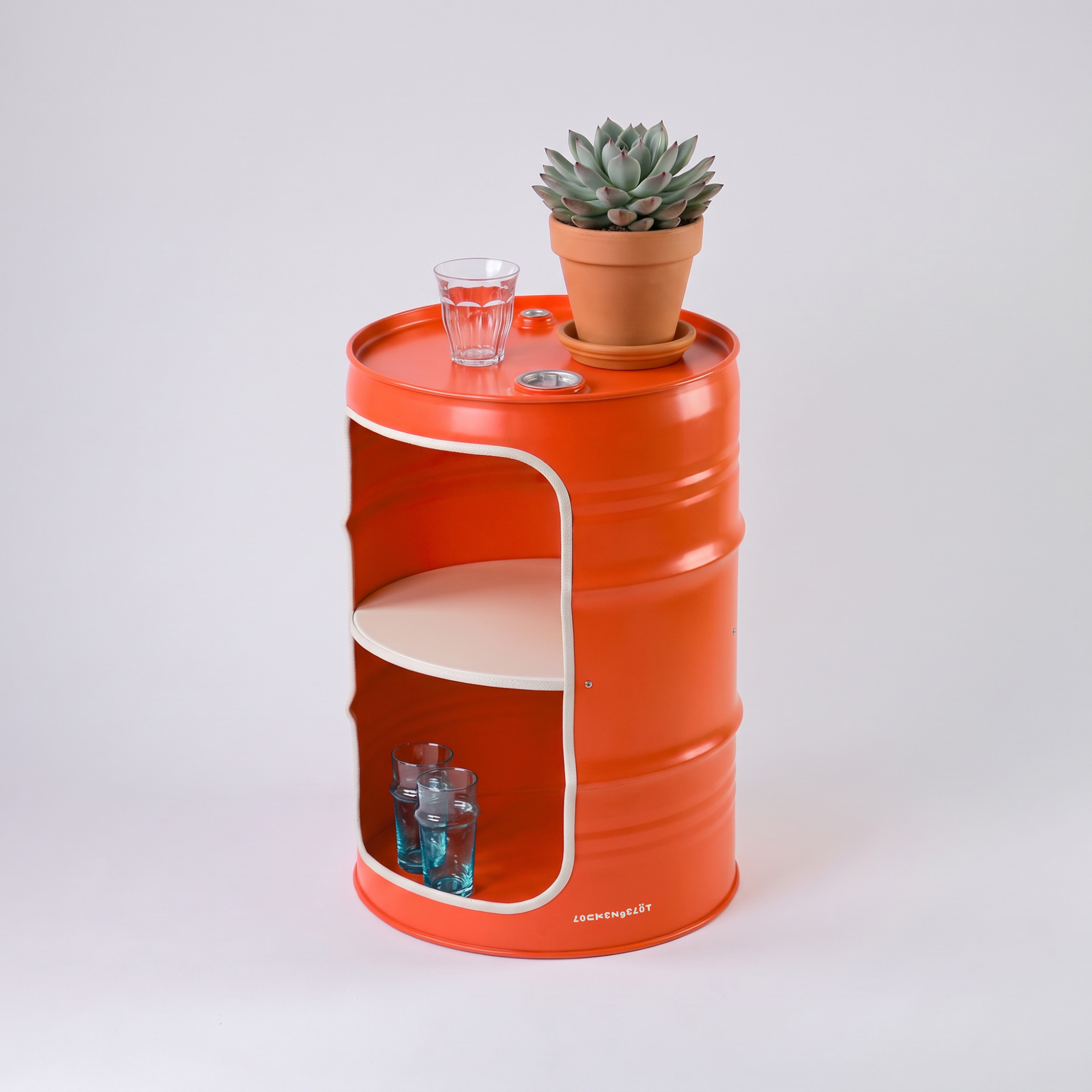Night stand "Bright Red Orange" RAL 2008 (special color)