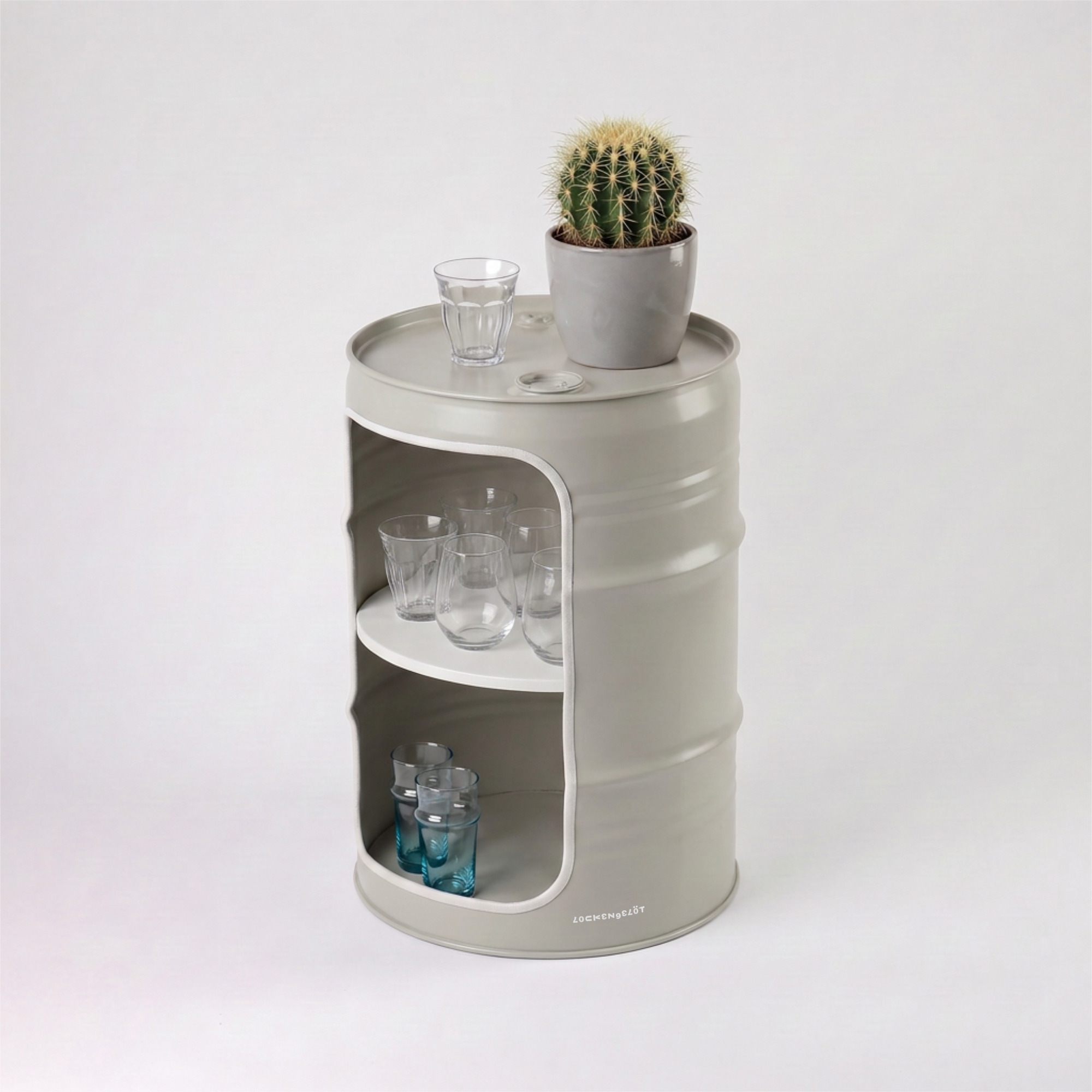 Night stand "Silk Grey" RAL 7044 (special color)