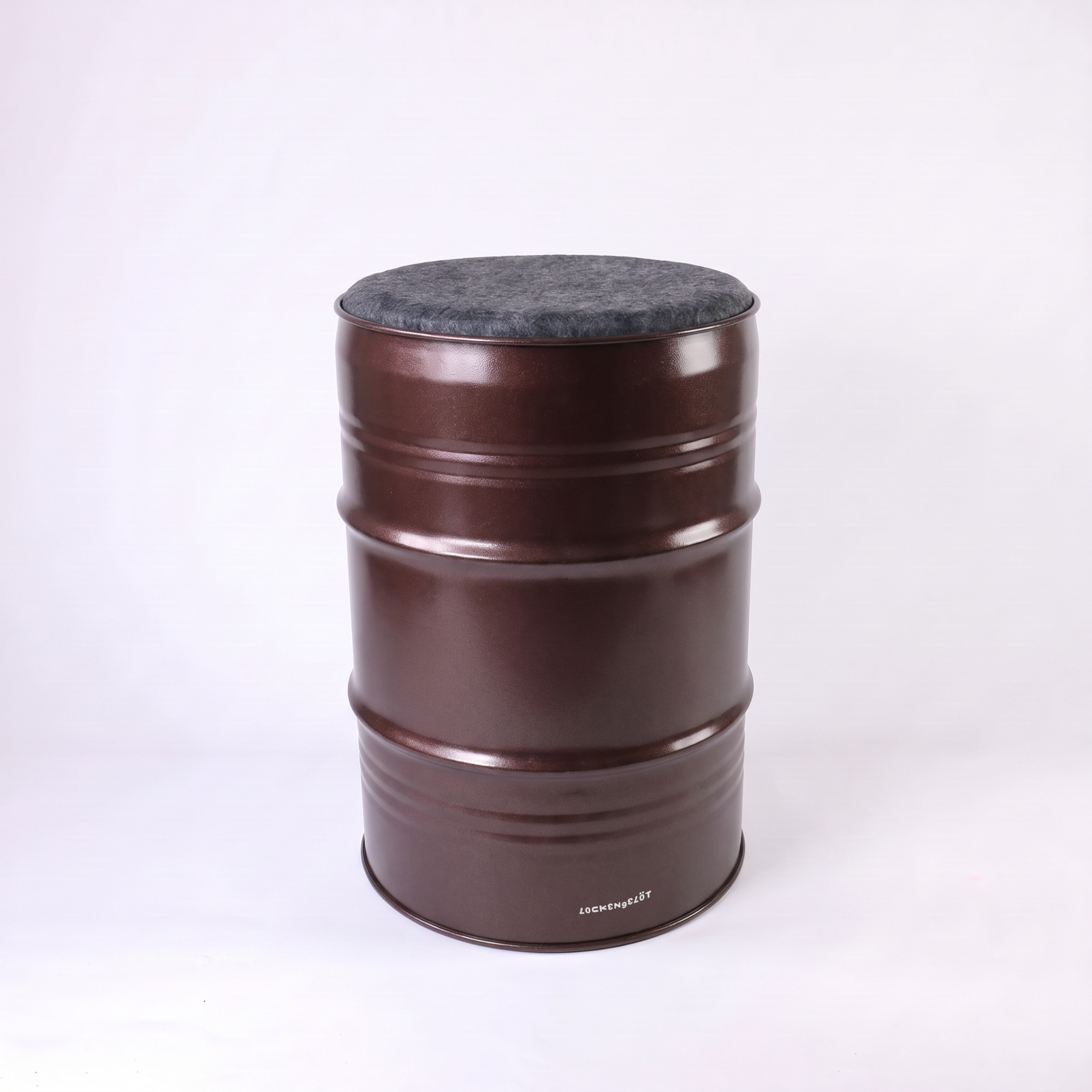 Stool Copper, Cusion Anthracite