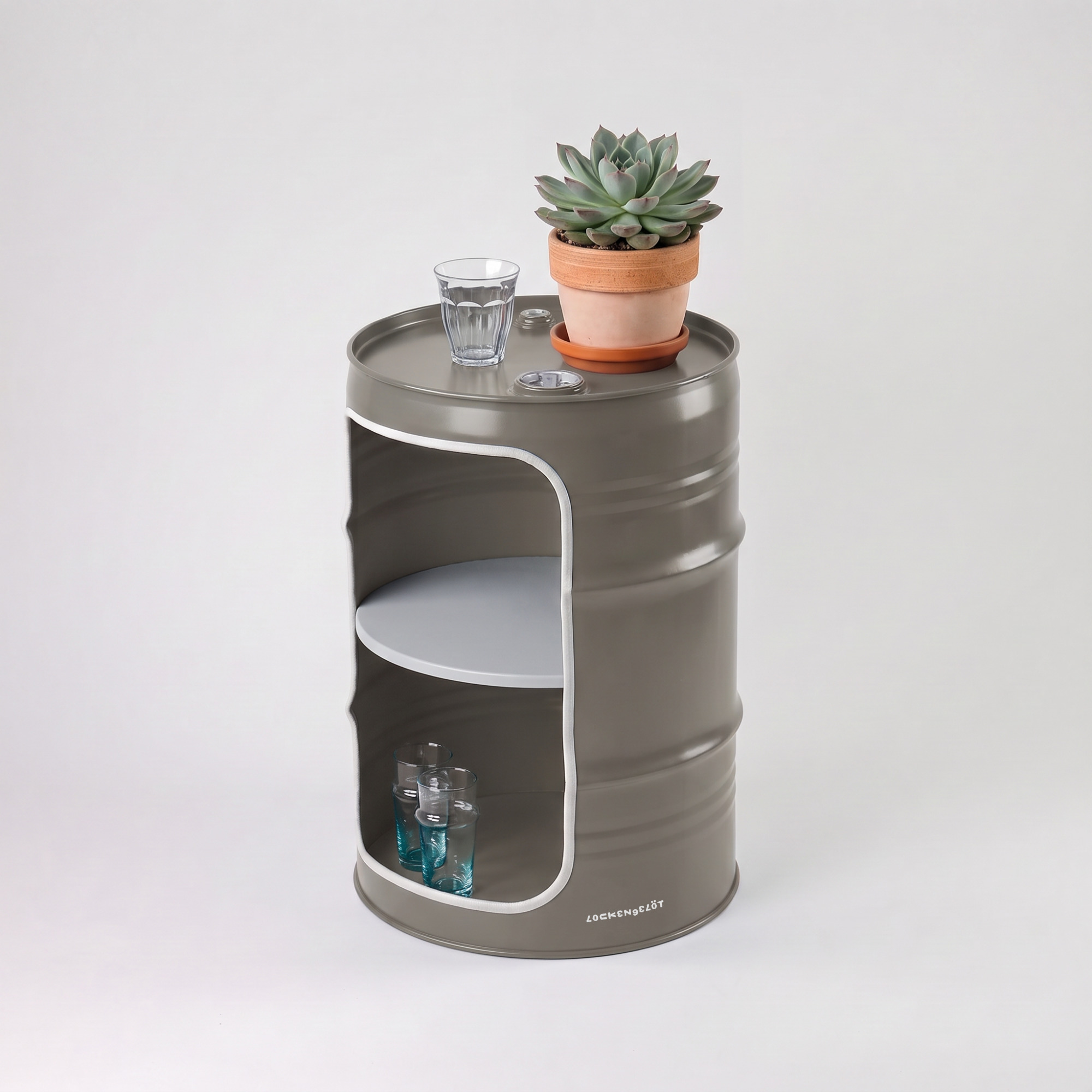 Night stand "Moss grey" RAL 7003 